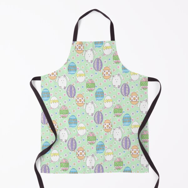 Item preview, Easter Bunny Easter Eggs Green designed and sold by WickedRefined - Nicole Demereckis.