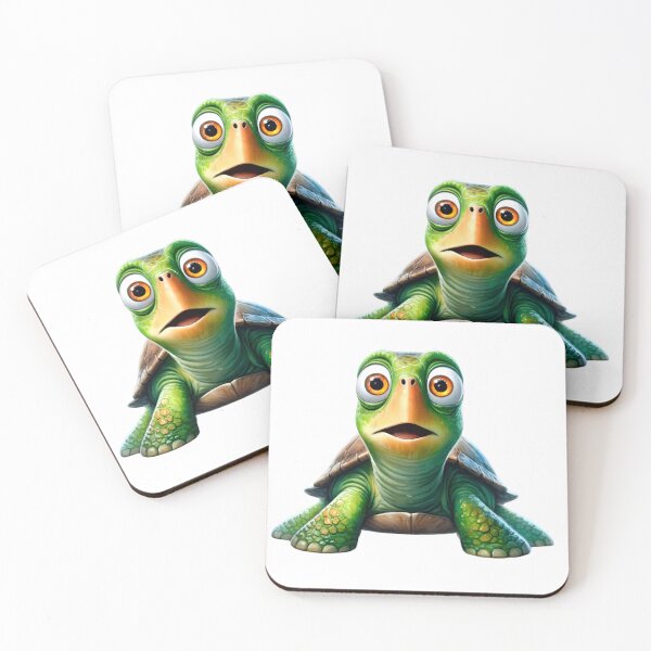 Item preview, Surprised Animals - Turtle designed and sold by roundowl.