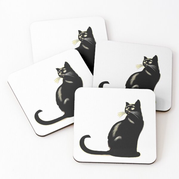 Item preview, Midcentury Style Black Cat designed and sold by CreativeCanvas8.