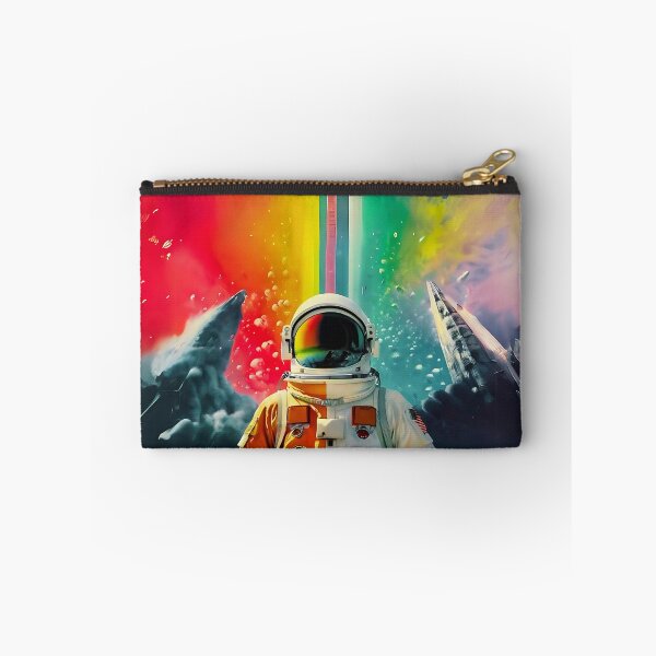 Item preview,  Atsronautar Surreal Rainbow-Coloured Landscape Art designed and sold by Obsidian Ink by Wilshire.