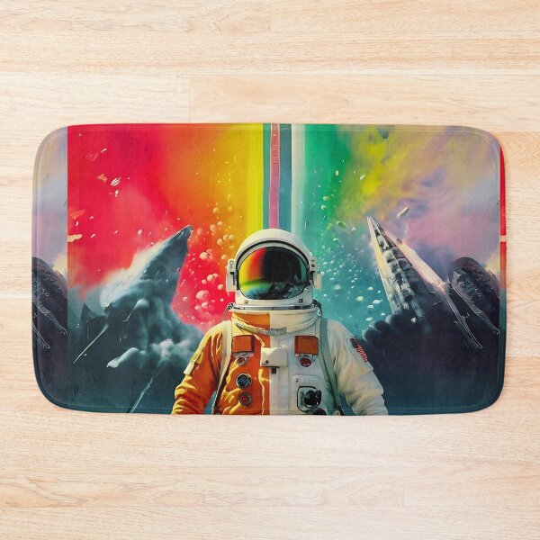 Item preview,  Atsronautar Surreal Rainbow-Coloured Landscape Art designed and sold by Obsidian Ink by Wilshire.