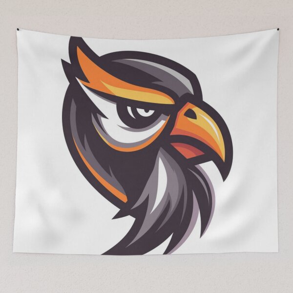 Item preview, eagle hawk mascot logo illustration and icon designed and sold by asep sarifudin.
