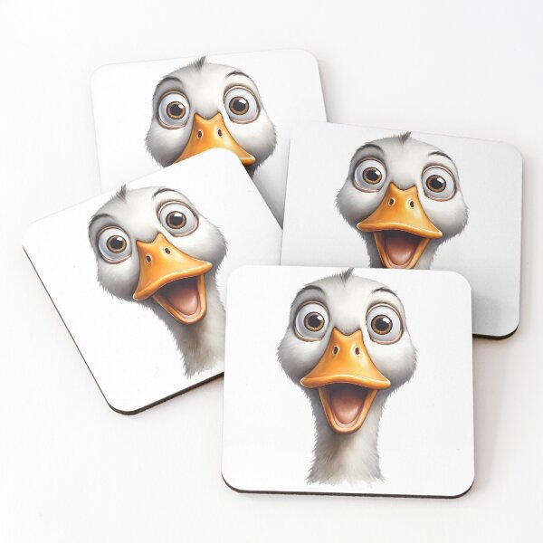 Item preview, Surprised Animals - Duck designed and sold by roundowl.