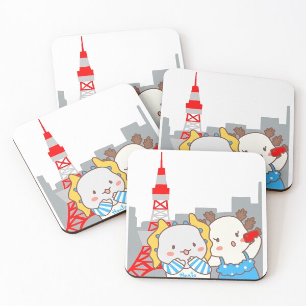 Item preview, Check in - Haato check in at Tokyo - Tokyo Tower - Haato the Gang of Salamander-Axolotl designed and sold by lazycat14.