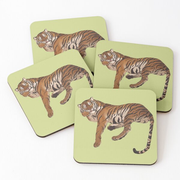 Item preview, striped tiger designed and sold by NoraPotworaart.