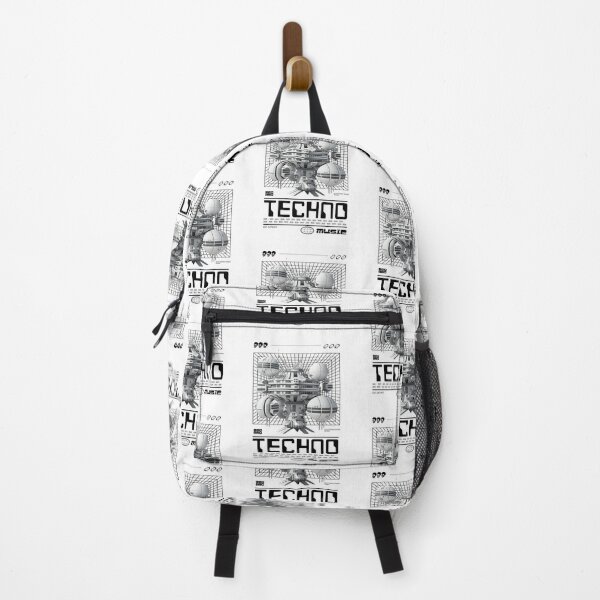 Item preview, TECHNO - Space Sration (black) designed and sold by Discothreadz.
