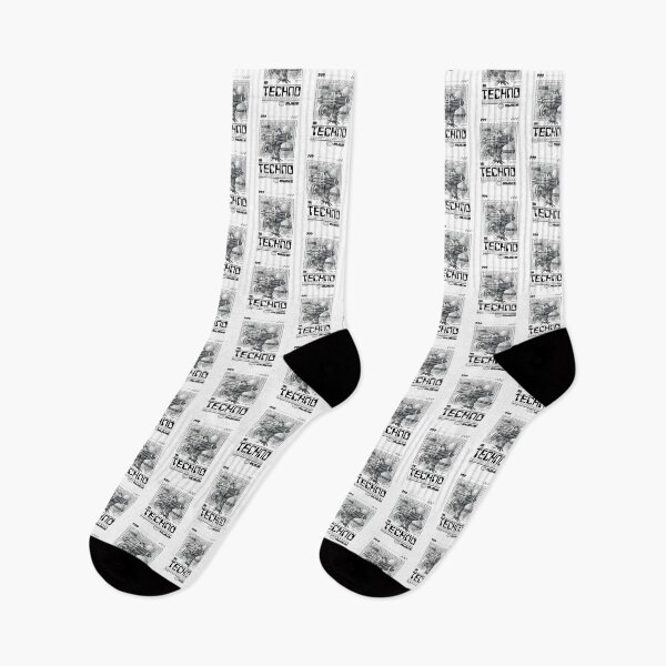 Item preview, TECHNO  - Space Sration (black)  designed and sold by Discothreadz.