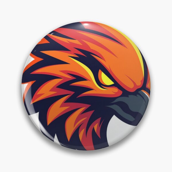 Item preview, flame eagle hawk mascot logo illustration and icon designed and sold by asep sarifudin.