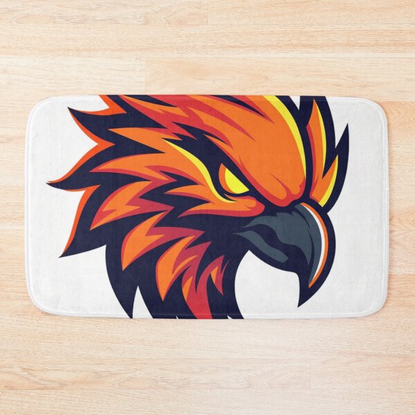 Item preview, flame eagle hawk mascot logo illustration and icon designed and sold by asep sarifudin.