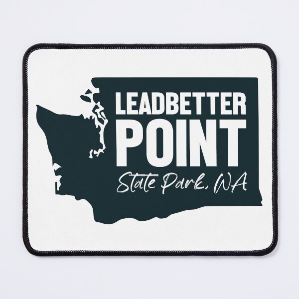 Item preview, Leadbetter Point State Park Washington Map designed and sold by bivenart.