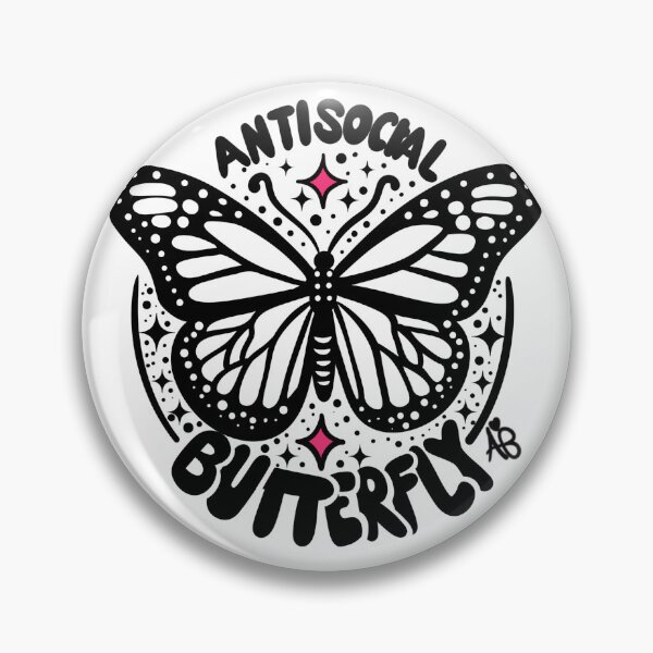 Item preview, Antisocial Butterfly designed and sold by altbarbzz.