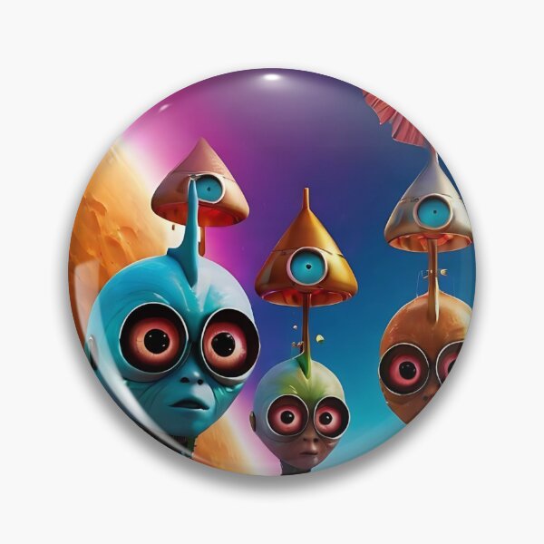 Item preview, Cute Aliens Art designed and sold by Obsidian Ink by Wilshire.