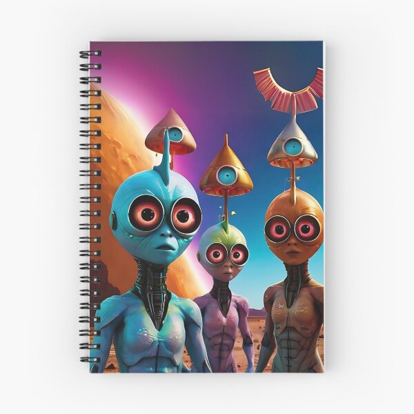 Item preview, Cute Aliens Art  designed and sold by Obsidian Ink by Wilshire.