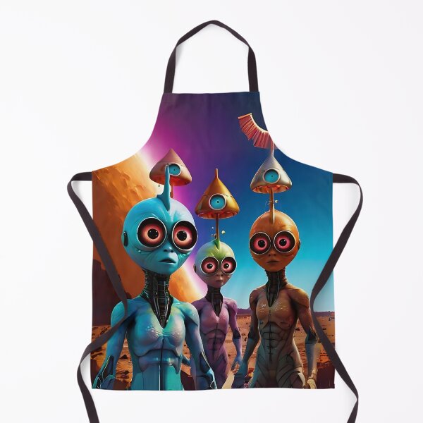 Item preview, Cute Aliens Art  designed and sold by Obsidian Ink by Wilshire.