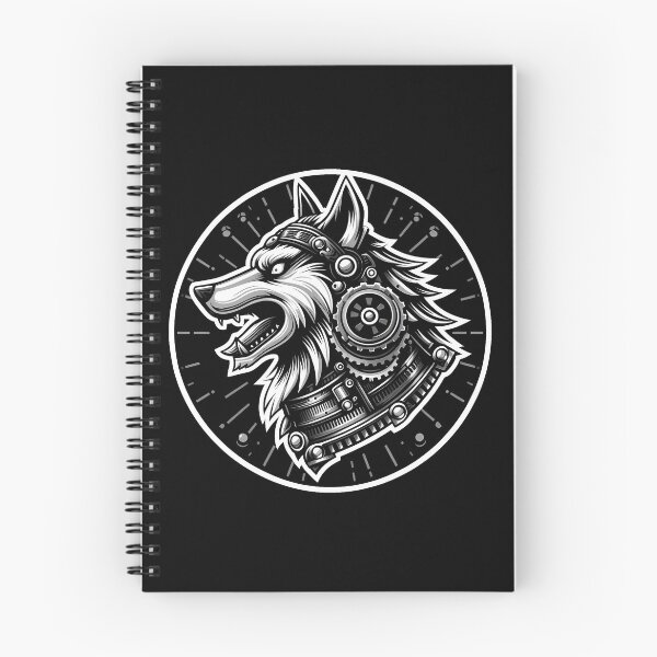 Item preview, Steampunk Wolf designed and sold by Funny Vintage Stickers And T-Shirts.