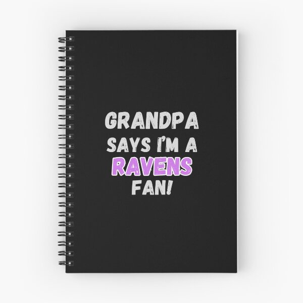 Aperçu de l'œuvre Grand-père dit que je suis un fan des Ravens ! créée et vendue par IssaraStudio.