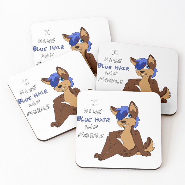 Item preview, I have blue hair and morals-Furry designed and sold by KaijuChloe.