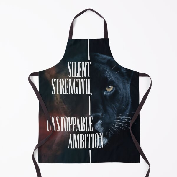 Item preview, Silent Strength, Unstoppable Ambition - Majestic Panther Art Print designed and sold by LoinneSio.