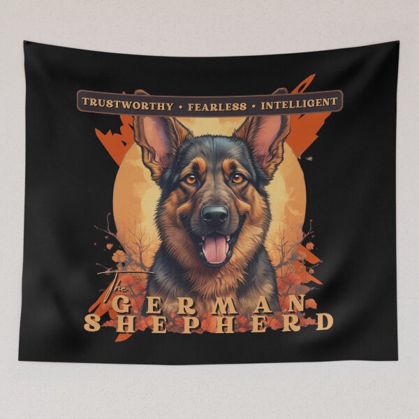 Item preview, The German Shepherd: Trustworthy, Fearless, Intelligent  designed and sold by pUNKnown.