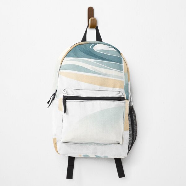Item preview, Minimalist surfing with board and gentle waves designed and sold by cj-digital.