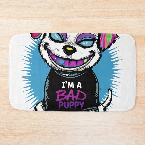 Item preview, I'm a Bad Puppy Funny Dog designed and sold by Quirky Shirts.