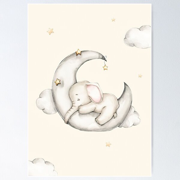 Item preview, Sleeping Elephant designed and sold by AbigailWhitlam.