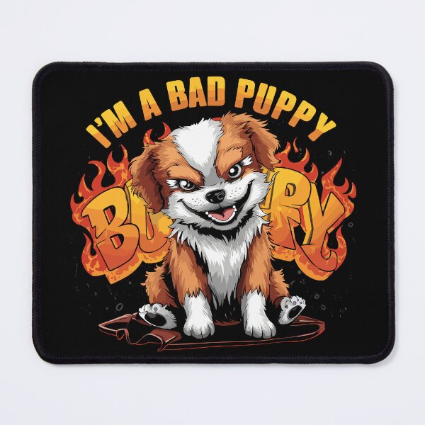 Item preview, I'm a Bad Puppy with Attitude designed and sold by Quirky Shirts.