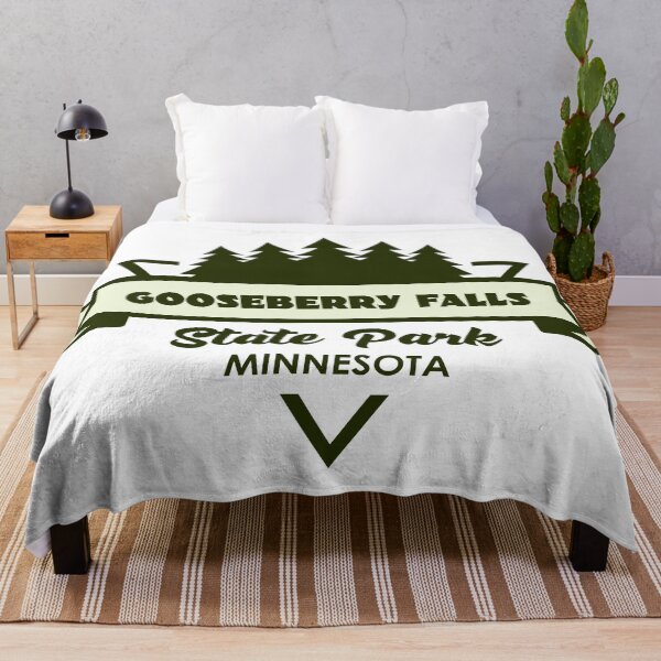 Item preview, Gooseberry Falls State Park Minnesota Trees And Ribbon designed and sold by bivenart.