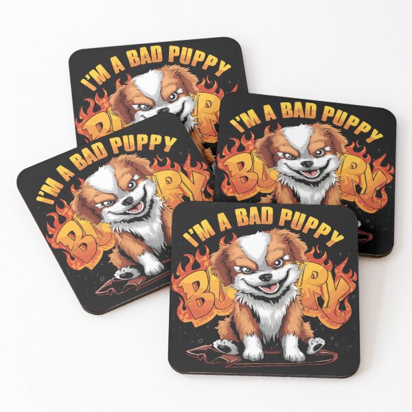 Item preview, I'm a Bad Puppy with Attitude designed and sold by Quirky Shirts.