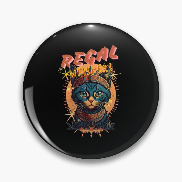 Item preview, Regal Whiskers designed and sold by InkedSafari.