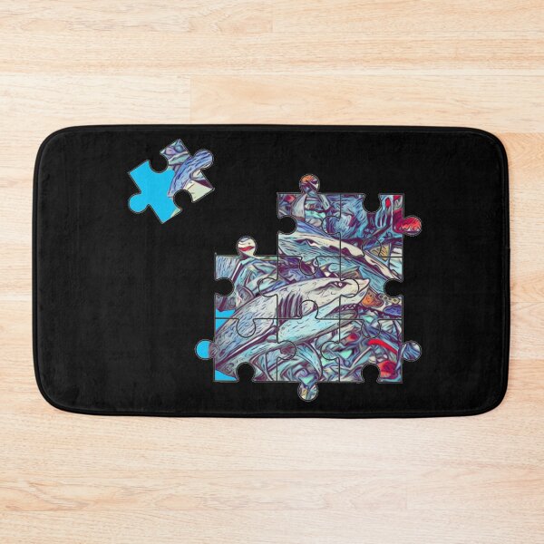 Item preview, Shark collage jigsaw designed and sold by Glenbobagins.
