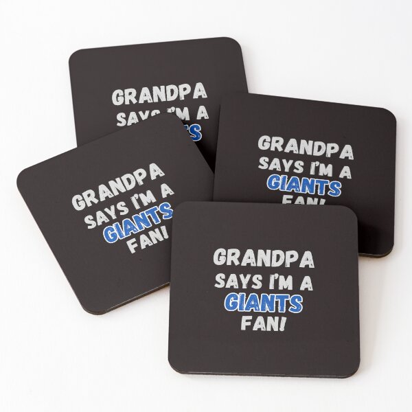 Item preview, Grandpa says I'm a Giants Fan! designed and sold by IssaraStudio.