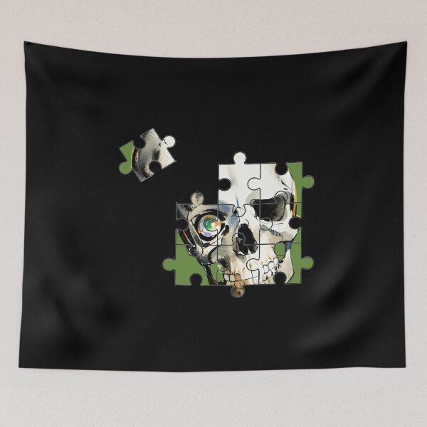 Artikelvorschau, Totenkopf-Puzzle entworfen und verkauft von Glenbobagins.
