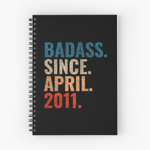 Item preview, Badass since April 2011 Vintage 2011 April birthday gift designed and sold by Teelogic.