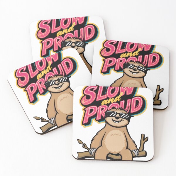 Item preview, Cool Sloth Illustration: Slow and Proud Graphic Design designed and sold by 271Studio.