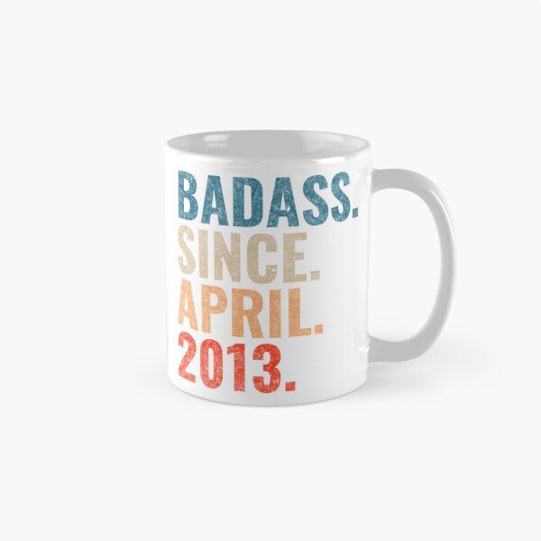 Item preview, Badass since April 2013 Vintage 2013 April birthday gift designed and sold by Teelogic.