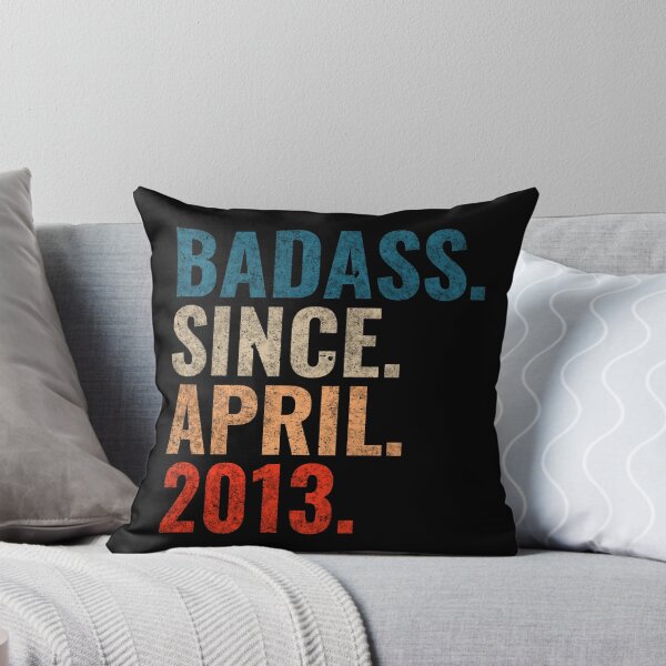 Item preview, Badass since April 2013 Vintage 2013 April birthday gift designed and sold by Teelogic.