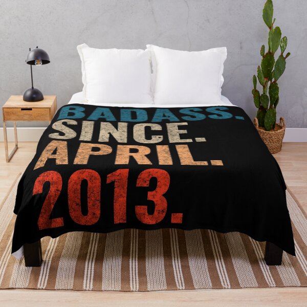 Item preview, Badass since April 2013 Vintage 2013 April birthday gift designed and sold by Teelogic.