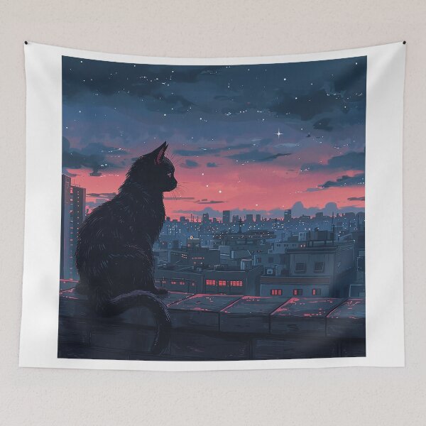 Item preview, Midnight City Whiskers designed and sold by Christian Weiss.