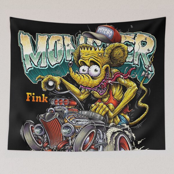 Aperçu de l'œuvre Monstre Fink Dragster Hotrod  créée et vendue par Winya.