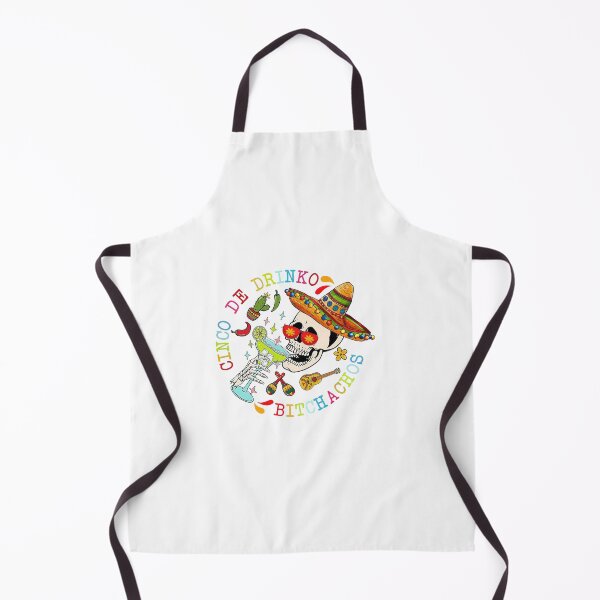 Item preview, Cinco De Drinko Bitchachos Fun Skull Skeleton Cinco De Mayo T-Shirt designed and sold by SandraKinardS.