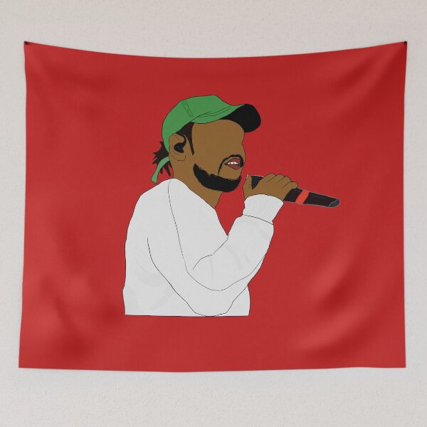 Item preview, Kendrick Rapping Drawing designed and sold by Binky Studio.