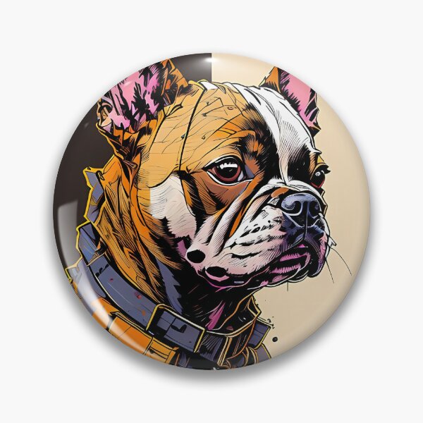 Item preview, French bulldog with an inkpunk style jacket designed and sold by MrBooch.