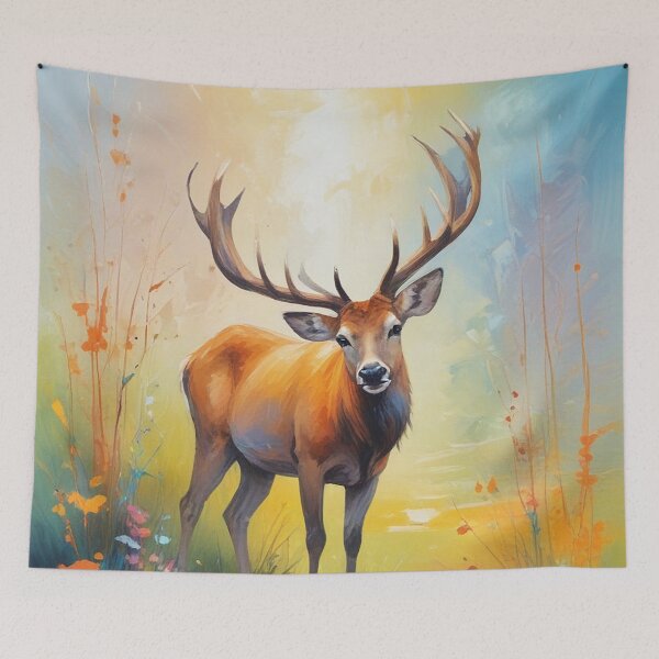 Item preview, Savanna fauna grassland ecosystem artwork print design designed and sold by Anshu3813.