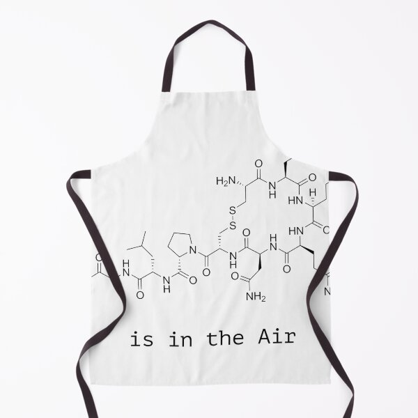 Item preview, Love Is in the Air, with Oxytocin Structural Formula, Witty Science Nerd Love designed and sold by InfinityStudios.
