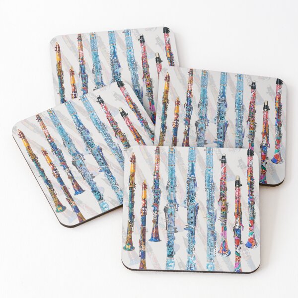 Item preview, Colorful Clarinet, Clarinet Music Art, Painted Clarinet by Juleez designed and sold by Juleez.