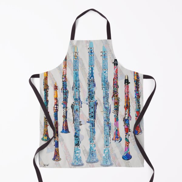 Item preview, Colorful Clarinet, Clarinet Music Art, Painted Clarinet by Juleez designed and sold by Juleez.