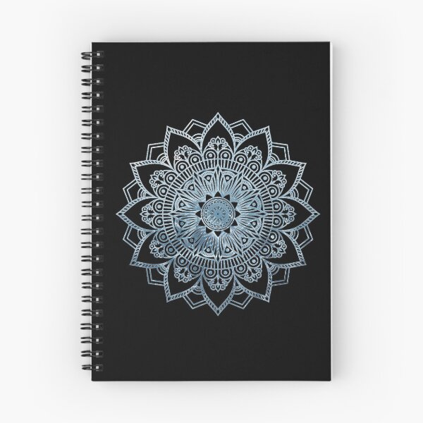 Item preview, Frosty Blue Mandala Zunaria Pattern designed and sold by SeranaMakes.