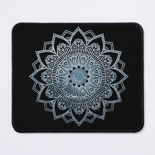 Item preview, Frosty Blue Mandala Zunaria Pattern designed and sold by SeranaMakes.