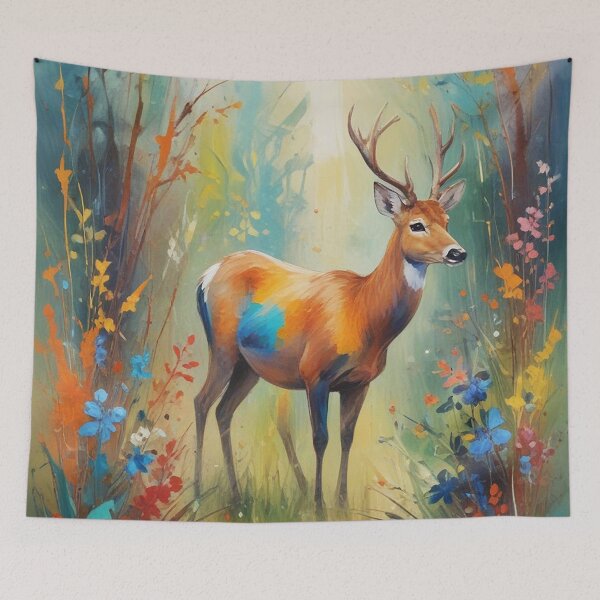 Item preview, Savanna fauna grassland ecosystem artwork print design  designed and sold by Anshu3813.